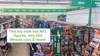 Dollar Tree toy section is packed!