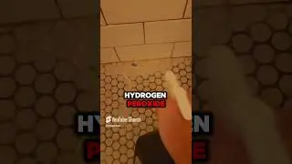 Лучший способ очистить плесень от затирки в душевой кабине! #шорты
