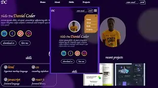 Personal Portfolio Website Design || Step-By-Step Tutorial For Beginners || Full Video