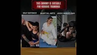 MMA Grappling Dummy -Jiu Jitsu Wrestling BJJ Judo Punching Bag Throwing Dummy for Karate Boxing Blue