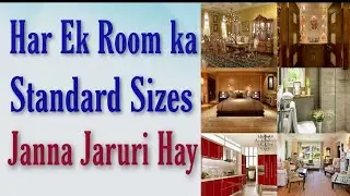 ▶️ Minimum and maximum Sizes of Rooms in a Building // Standard sizes of Rooms in Building in Hindi