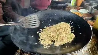 🍚🔥 Full Masaledar Fried Rice Making at Street Side | Indian Street Food | Rupa paridhi vlog |
