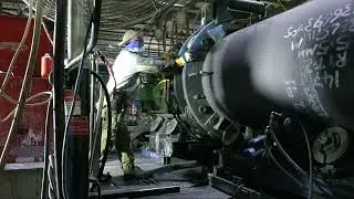 Highlight 1:01:09 - 1:06:09 from Tank factory - Cooking Gas Tank Making - 187/250 done....