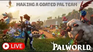 BUILDING STONGEST  PAL TEAM 😤 IN PALWORLD LIVE  🔴