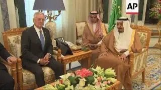 US Defense Secretary Mattis in Saudi Arabia