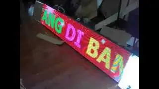 Runtext multicolor 320x64 p6 RGB indoor