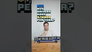 🚎 MTA Bus Drivers make $76,000 per year? #busdriver #jobsearch #salarytransparency #salary #nyc