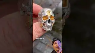 Another 🔥 Skull Ring from Geoff T Jewelry! #skullring #shorts #balltmaxreacts #uniquejewelry #fire