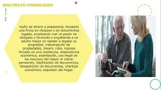 Tipos de maltrato hacia el adulto mayor