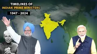 Timelines of Indian Prime Ministers since 1947 to 2025.History of Indian Leadership😳
