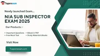 NIA SUB INSPECTOR Update Syllabus & Pattern 2025 | Important Questions | Free Mock Test | EBook PDF