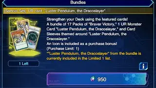 Special Set UR card Luster Pendulum the Dracoslayer