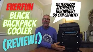 Everfun Black Backpack Cooler (REVIEW VIDEO) MULTI-FUNCTION DESIGN