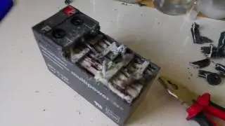 How to open and salvage lead from sealed lead acid  battery