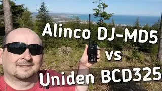 Real World Alinco DJ-MD5 DMR Vs Uniden BCD325P2 Scanner receive test in analog mode
