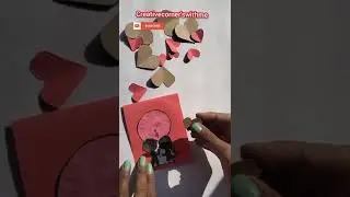 Cute love Card 💖!! #short #handmadecard #valentinesday