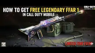 FREE LEGENDARY FFAR 1 SHREDDER! (LIMITED TIME EVENT GUIDE) - COD Mobile
