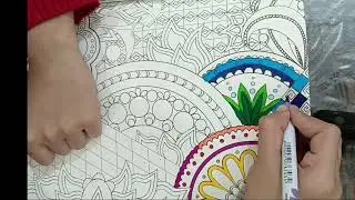 Mandala art part 1🤩🤩😍🤯🤯💌💜👌