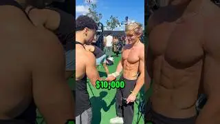 Can a bodybuilder do more muscle ups for $10,000💪🏽⁉️
