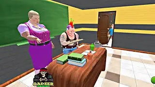 Scary evil teacher 3d game creepy spooky game | scary teacher gameplay | android iOS gameplay