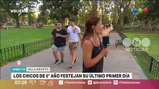 Los festejos del último primer día de clases – Buen Telefe
