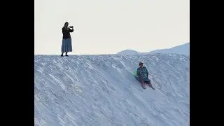 Funny Sand Dune Sledding Episode - Sledding Blooper