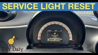Smart Forfour / Fortwo Service light reset Procedure 2017