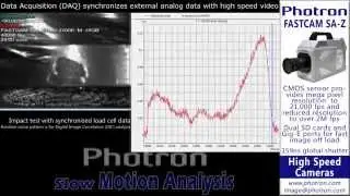 Photron high speed cameras used with NI USB Data Acquisition DAQ