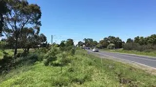 Old Level Crossing at Thompsons Road - Merinda Park Station | Cranbourne Line | October 2016