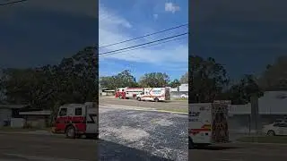sunstar Ambulance Passing Seminole fire rescue while responding to call