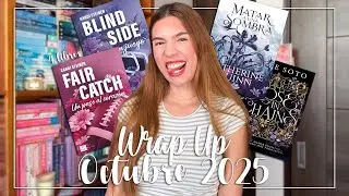 Wrap Up (Libros del Mes) Octubre 2025 | Le&iacute; mi primer DRAMIONE | Mariana Booker