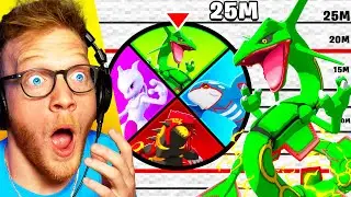 Catch The RIGHT SIZE Pokemon In MINECRACT To Win!