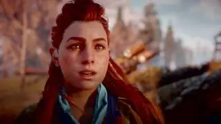 Horizon Zero Dawn &mdash; обмен опытом и ПОЛНЫЙ РАЗГОВОР с Карстом &mdash; ИГРОВОЙ ПРОЦЕСС PS4 PRO