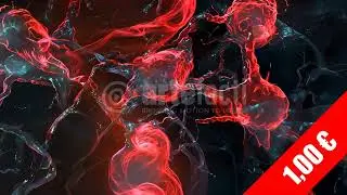 Red Bioelectric Network &mdash; HD Abstract Medical Background