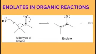ENOLATES FORMATION IN ORGANIC COMPOUNDS + ALPHA HYDROGEN, KETO- ENOL TAUTOMER