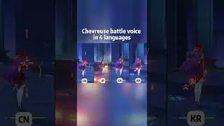 Chevreuse battle voice in 4 languages#genshin #genshinimpact #genshindub #genshingirls#chevreuse