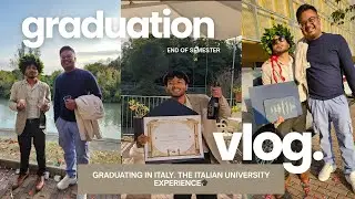 Italian Graduation Day Vlog | Unforgettable Celebration in Italy 🎓| Duo in Italy Vlog. #italy