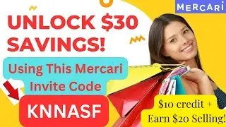 Mercari Invite Code - Use code KNNASF during sign-up for $10 credit & Earn $20 Selling!