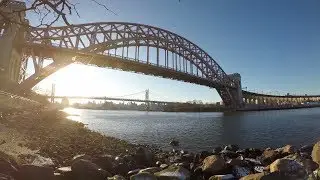 ⁴ᴷ Walking Tour of Astoria, Queens, NYC - Shore Boulevard from 12th Street to 20th Avenue