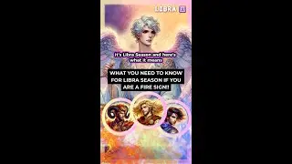 🔥 Libra Season Vibes for FIRE Signs: Aries, Leo & Sagittarius! 🌟