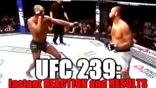 UFC 239: Reaction and Results