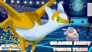 Full Orange Shiny Pokemon Theme Team!!- Pokemon Sword