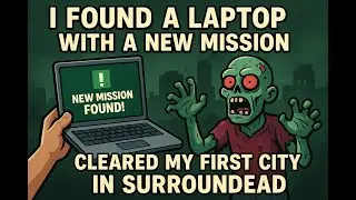 I Found a Laptop with a New Mission | Cleared My First City in Surroundead