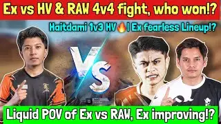Elementrix vs HV & RAW Esports | ExHaitdami 1v3 HighVoltage | Liquid Reaction After Getting Wiped!