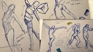Morning Sketching 12.28.25 | Gesture drawing and soul sketching