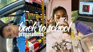 back to school preps|stationary haul+i cut my hair?+ first day back