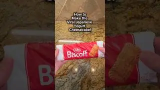 Viral Japanese yogurt Cheesecake (No-Bake Biscoff Version 🤍) recipe below👇