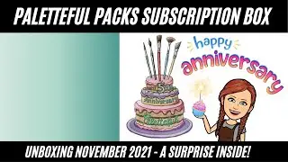 Unboxing Paletteful Packs November 2021 art subscription box