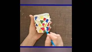 #broken cup reuse ideas#pot#clayart #shorts