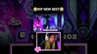SO CLOSE...😢 #shorts  #geometrydash #zodiac  #girlyale02  #extremedemon #demonlist #girlgamer